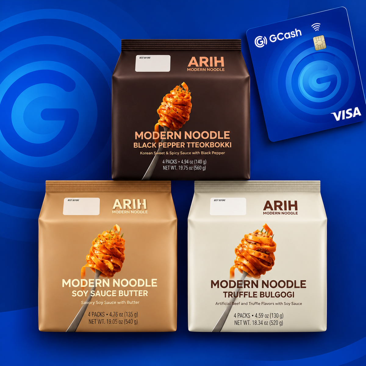 ARIH Noodles x BTS Arirang Complete Package (Existing Gcash Cardholder)